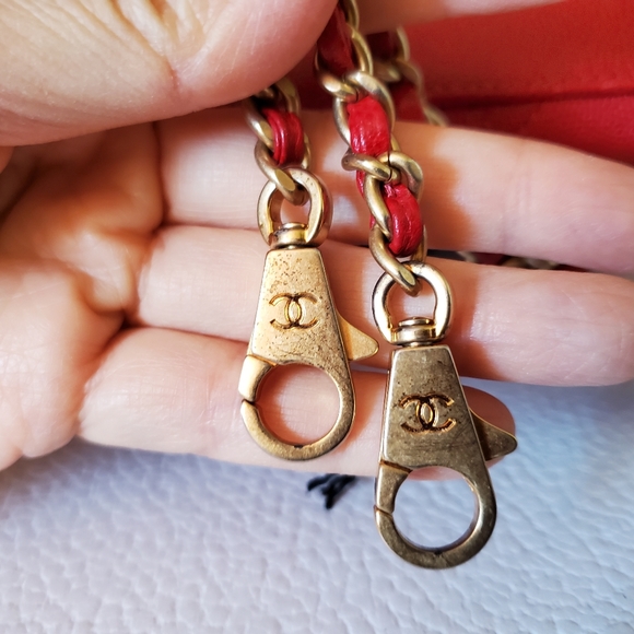 Chanel coco handle red caviar gold hw mini bag - Picture 15 of 15